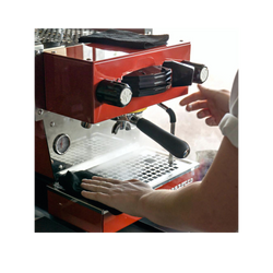 red Linea Mini2 espresso machine