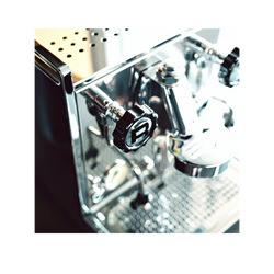 Rocket Mozzafiato CronometroV4 espresso machine in close-up