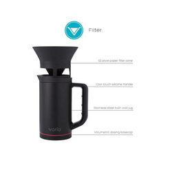 Varia Multi Brewer (black), Filter.